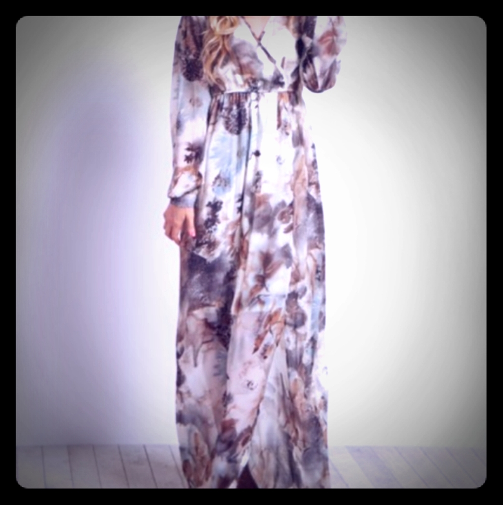 🎈PINKBLUSH CHIFFON MAXI!🎈